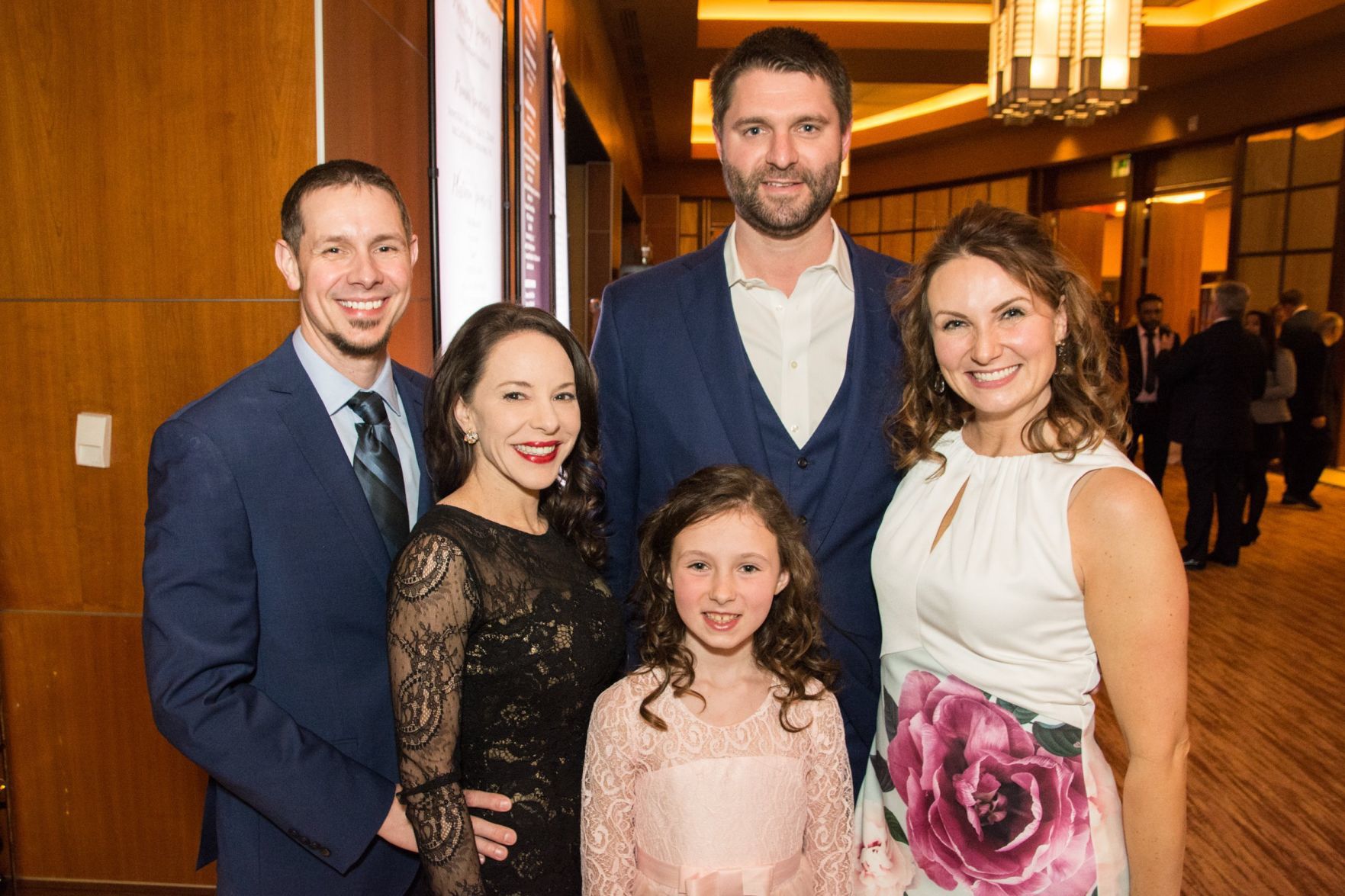 Donnie and Emily Goeller, Adam and Susie Glosier, Penny Glosier (8.5 yo)